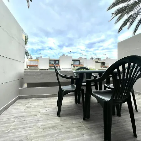아파트 Apartamento Con Wifi, Piscina, Cerca Playa En Tenerife Sur